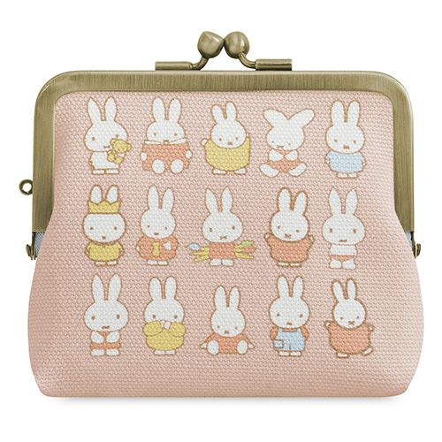 在庫商品】平親子がま口財布【miffy70th(パステルカラー)】 [M便 1/3