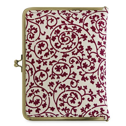 在庫商品】ブックカバー型がま口多機能ケース B6/360P対応 【帆布・蛸