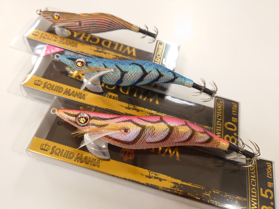 北海道初入荷！！スクイッドマニア「WILD CHASE」入荷しました