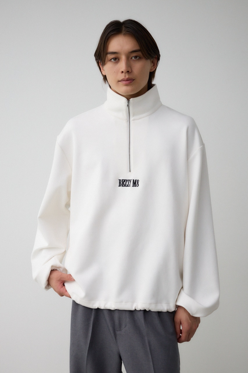 フェイクスウェードハーフジップPO｜MEN｜251HAT30-167H｜AZUL BY