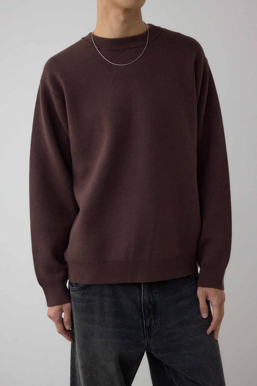 裏シャギーボアニットトップス｜MEN｜251IAB70-0741｜AZUL BY MOUSSY