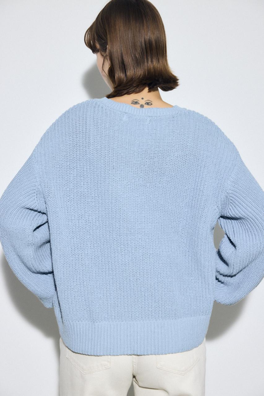 畔編みリラックスニットトップス｜WOMEN｜250JSB70-0711｜AZUL BY