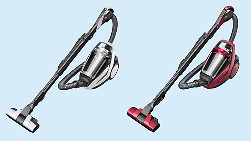 三菱電機、サイクロン式掃除機「風神 TC-ZXDシリーズ」、コンパクトな