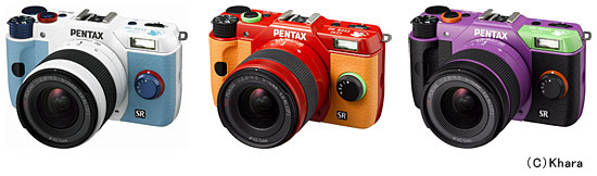 PENTAX Q10 エヴァンゲリオンモデル、レイ・初号機・アスカの3タイプ