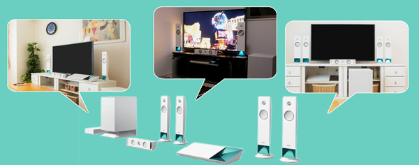 ワイヤレスリア接続で5.1chを実現！ すっきり置けるソニー「BDV-N1WL