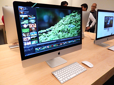アップル、解像度5120×2880の「27インチiMac Retina 5Kディスプレイ