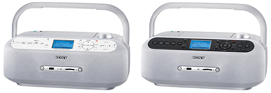 ソニー、CDラジオメモリーレコーダー「ZS-R110CP」「ZS-R100CP」、SD