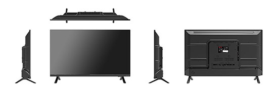 ベゼルレスデザインのアイワ「32インチ ハイビジョン液晶テレビ