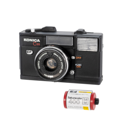 コニカとミノルタのフィルムカメラがフィギュアに！ あの頃の記憶が