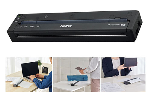 印刷速度が従来比1.4倍！ ブラザーがコンパクトサイズのA4対応モバイル