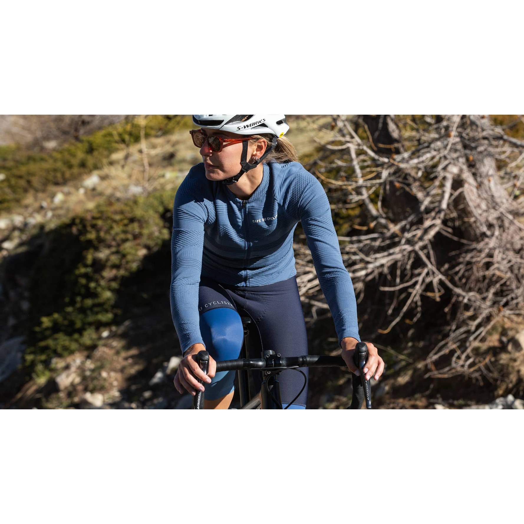 Café du Cycliste - Corinne Denim Blue Women - 40%Off - Bcyclet