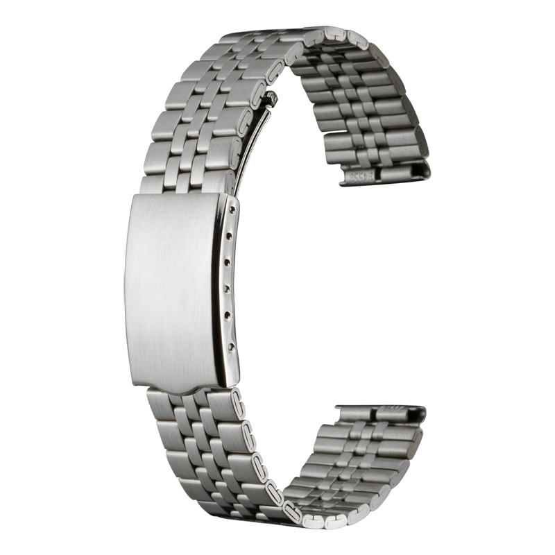 BAMBI バンビメタル ブロック三折 BSBE4558S - 時計バンド(ベルト)の