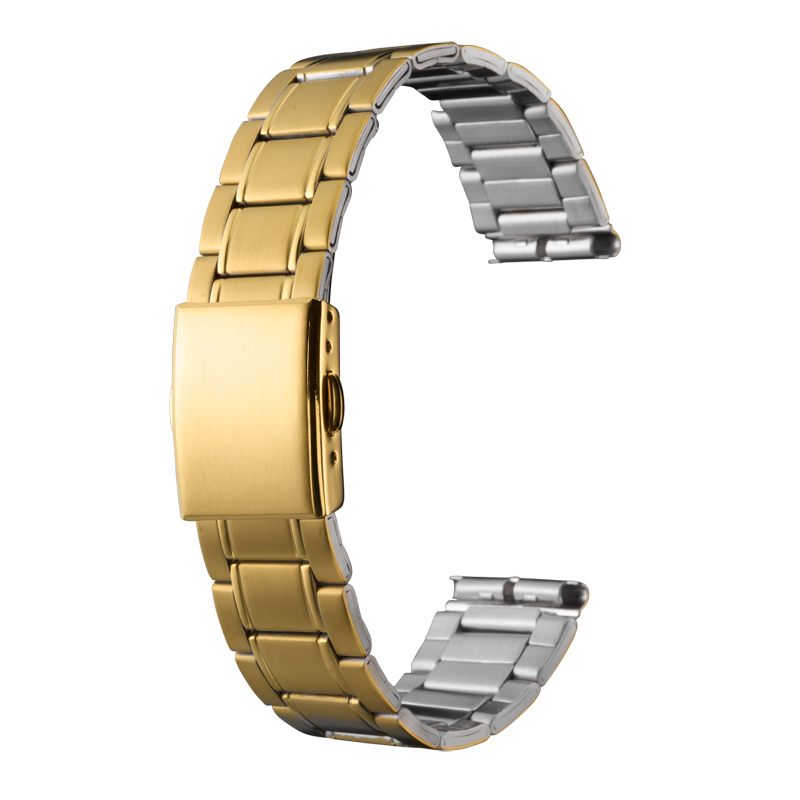 BAMBI バンビメタル ブロックワンタッチ BSBE4593G - 時計バンド