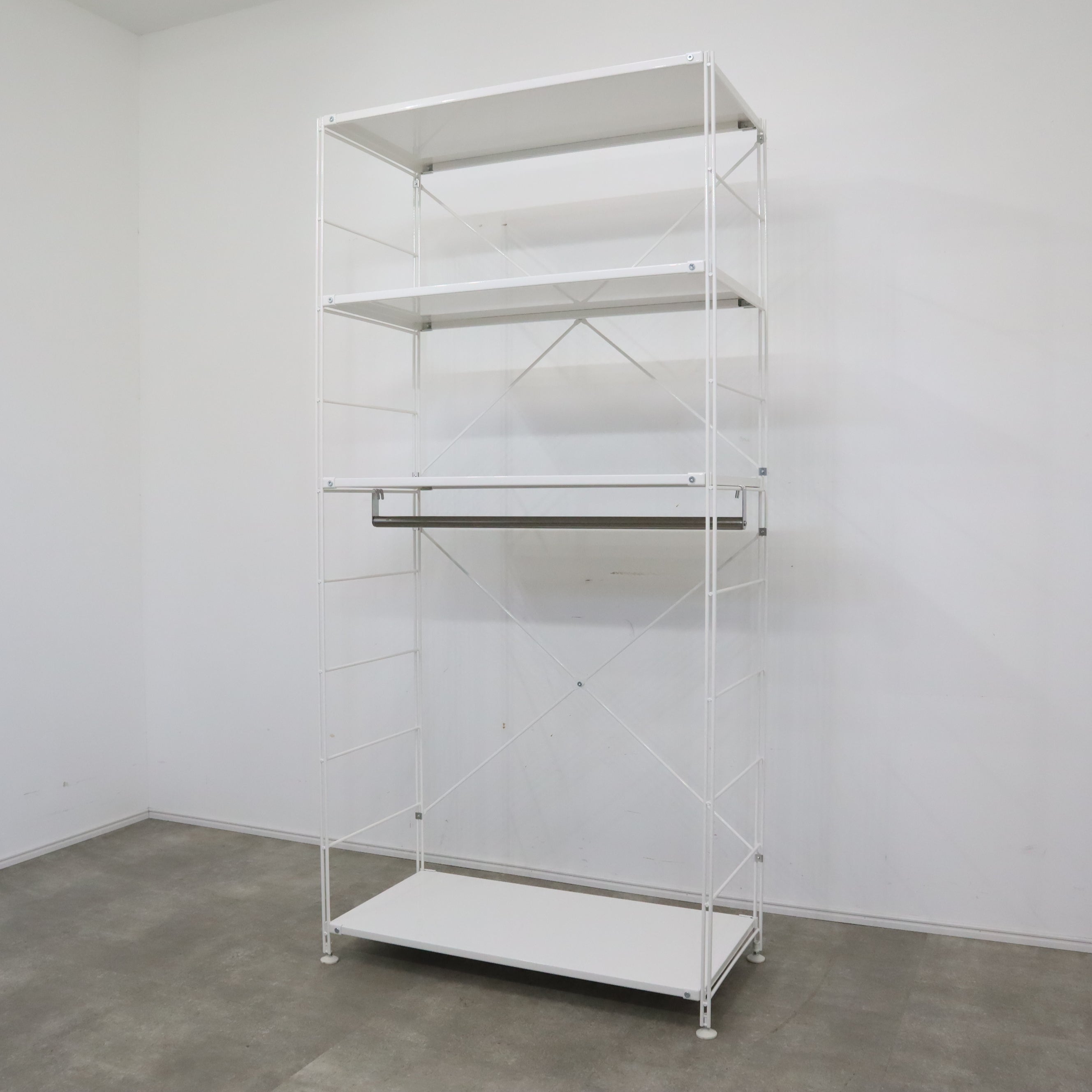 無印良品 MUJI スチールユニットシェルフ ホワイト – バナルオンライン