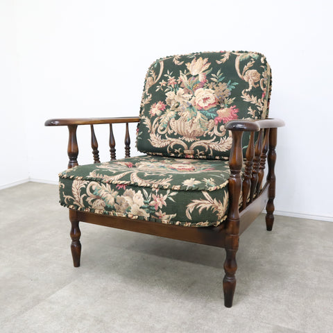 オールドカリモク パネルアーム 1人掛けソファ ① オールドカリモクの