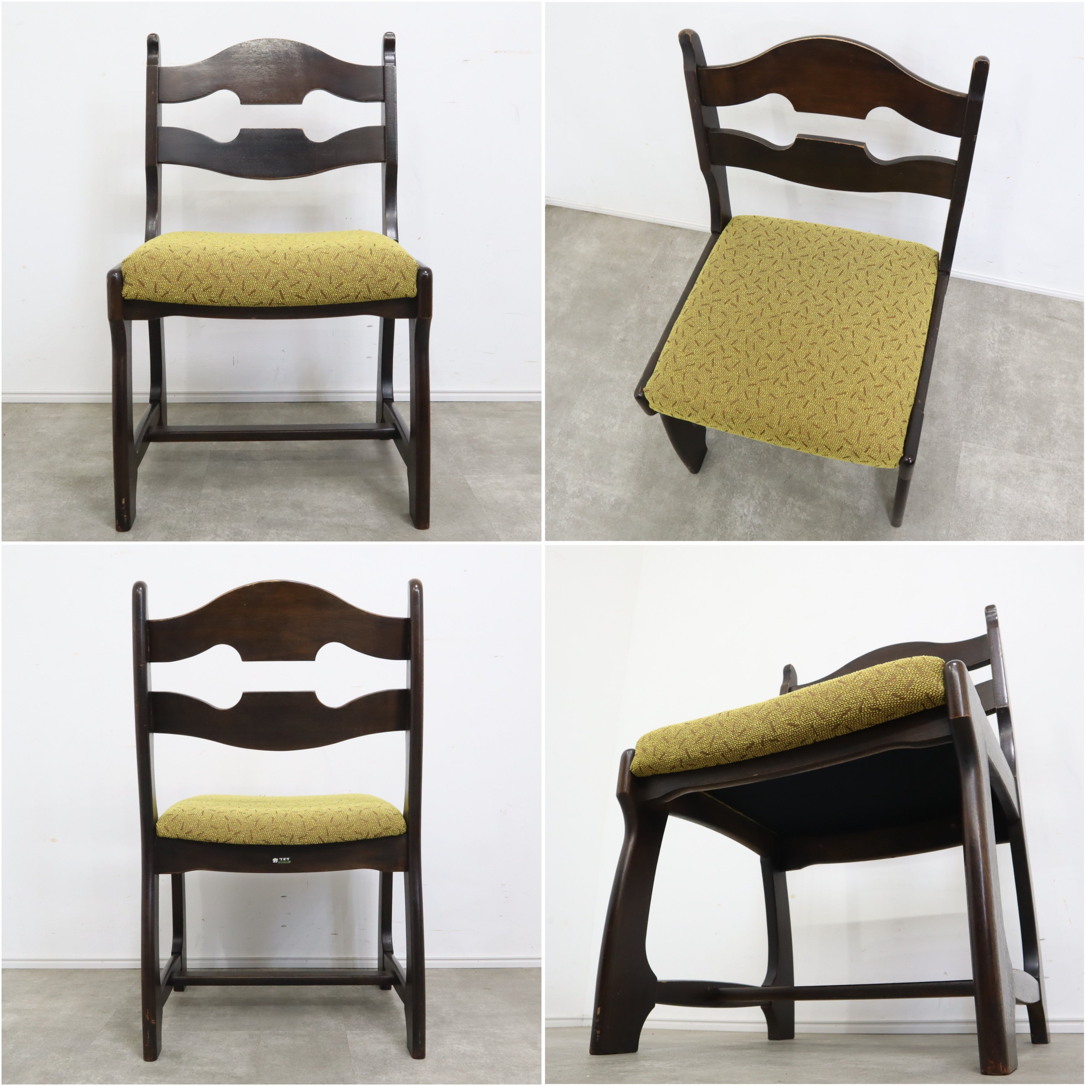 オールドカリモク ダイニングチェア 座面張替済 No.4 – バナル