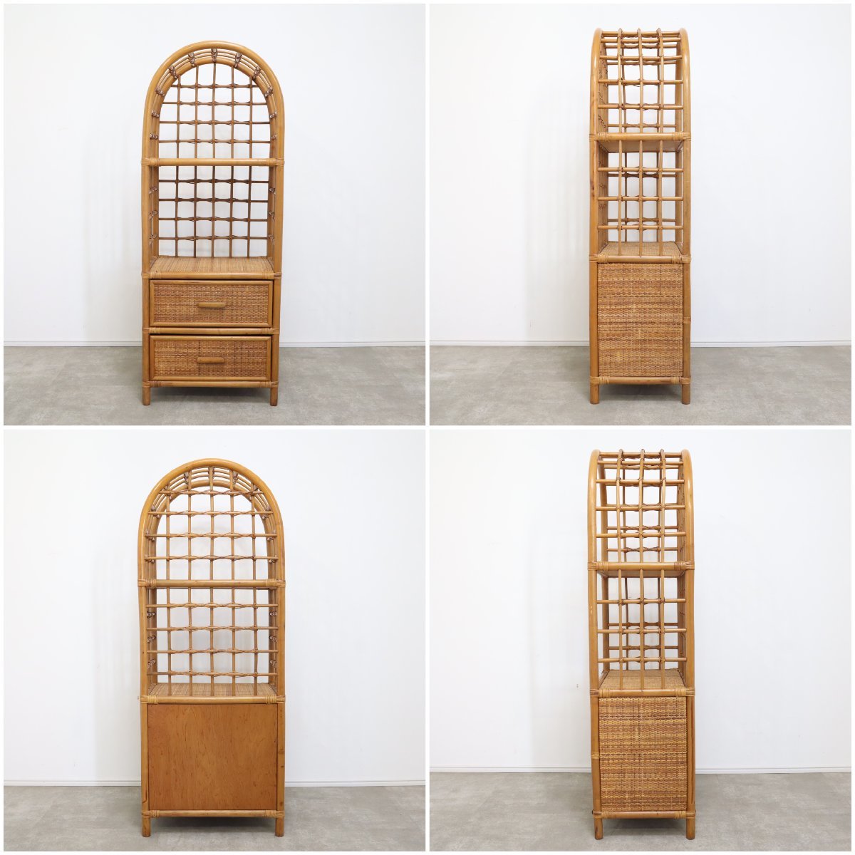 アーチ型が可愛い！ラタンのオープンシェルフ – バナルオンライン