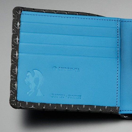 機動戦士ガンダム×印傳屋 RX-78-2 GUNDAM 二折財布（黒×黒