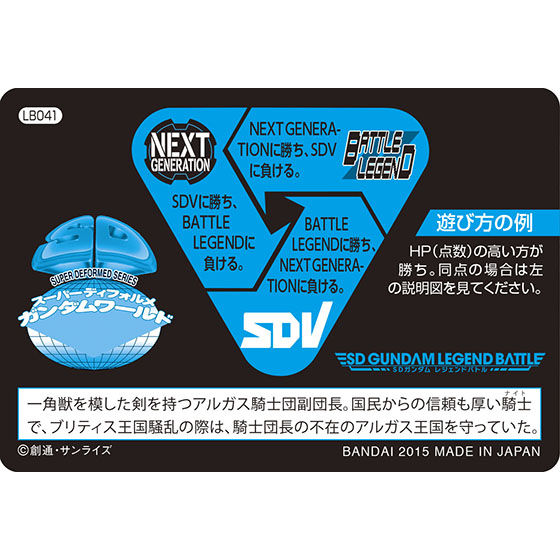 抽選販売】SDガンダム レジェンドバトル | SDガンダムシリーズ