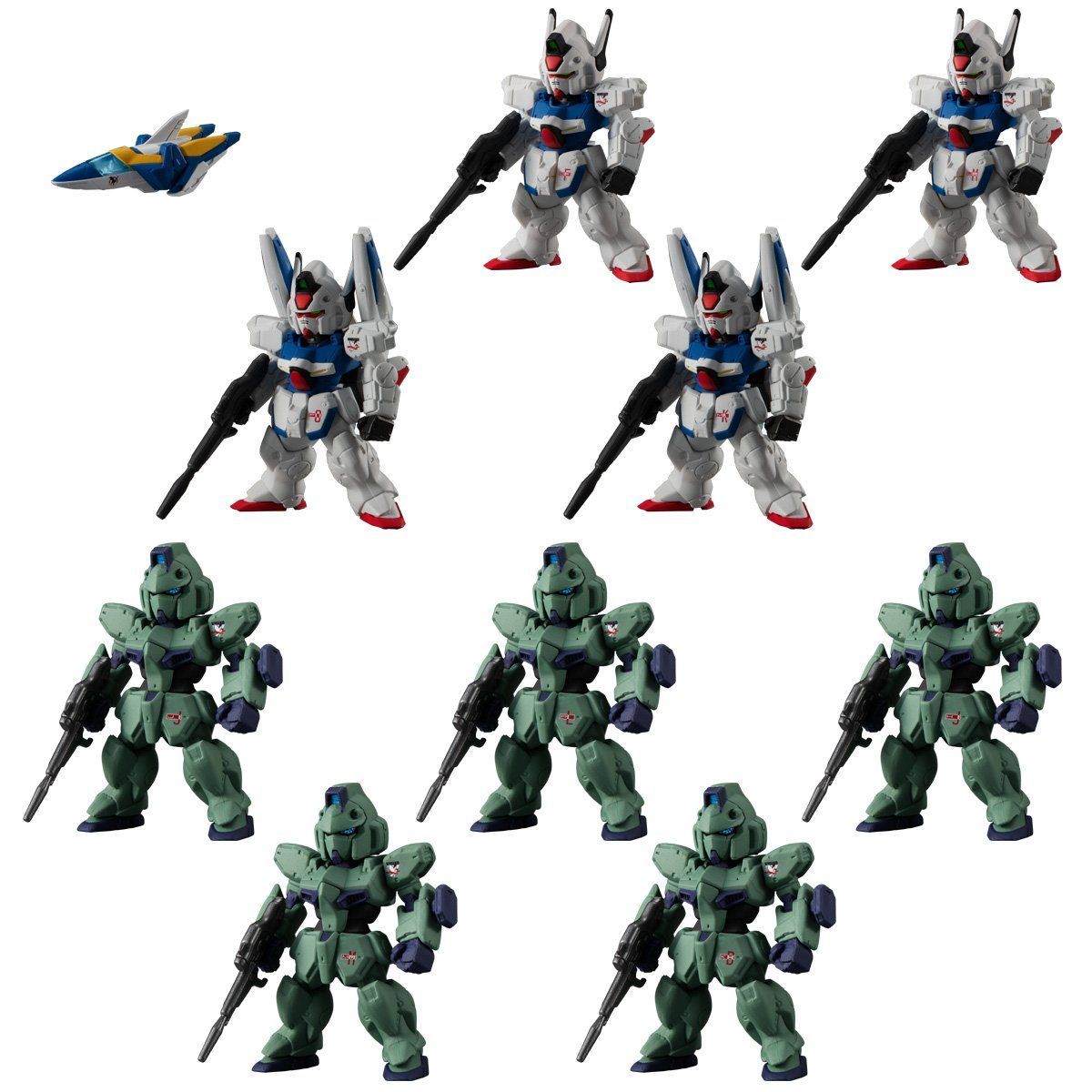 FW GUNDAM CONVERGE:CORE 機動戦士Vガンダム シュラク隊セット