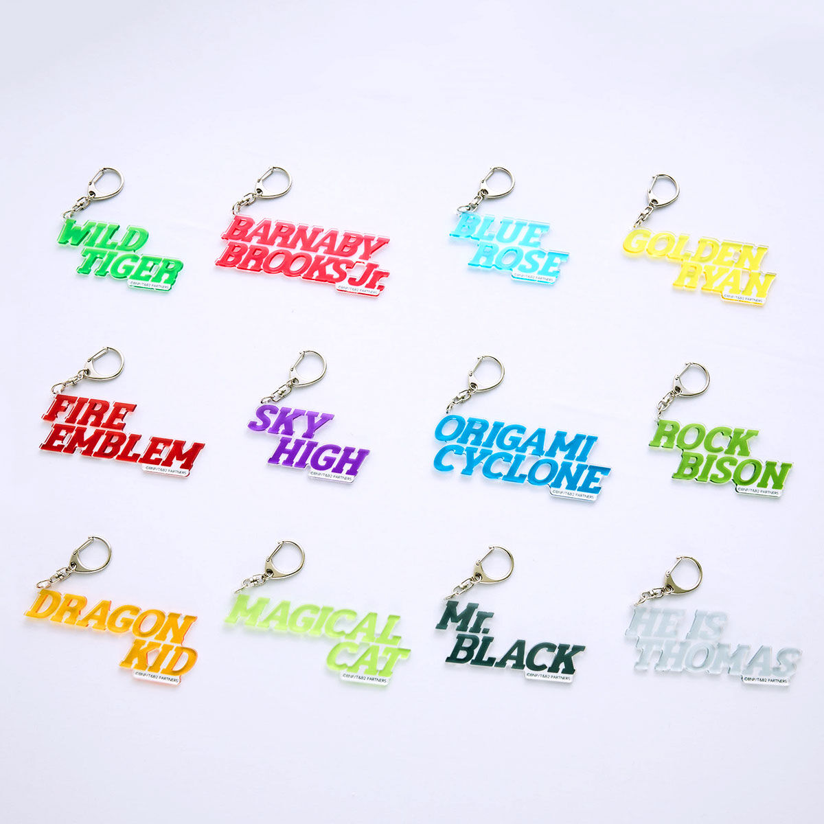 TIGER & BUNNY 2 in NAMJATOWN ヒーローネームキーホルダー | TIGER