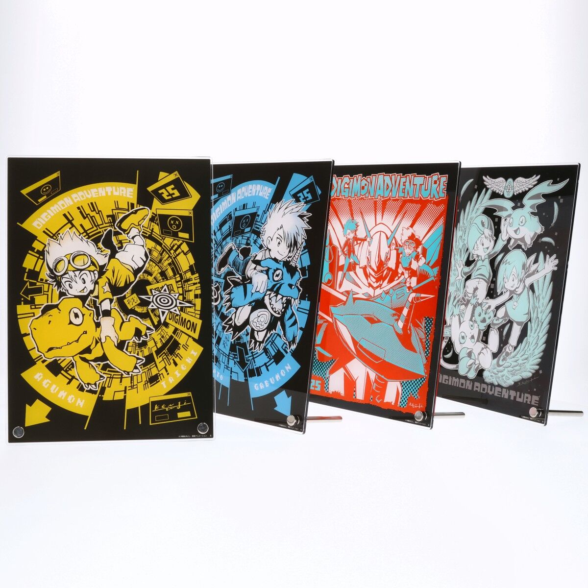 渡辺けんじ氏デザイン デジモンアドベンチャー25周年アクリルボード