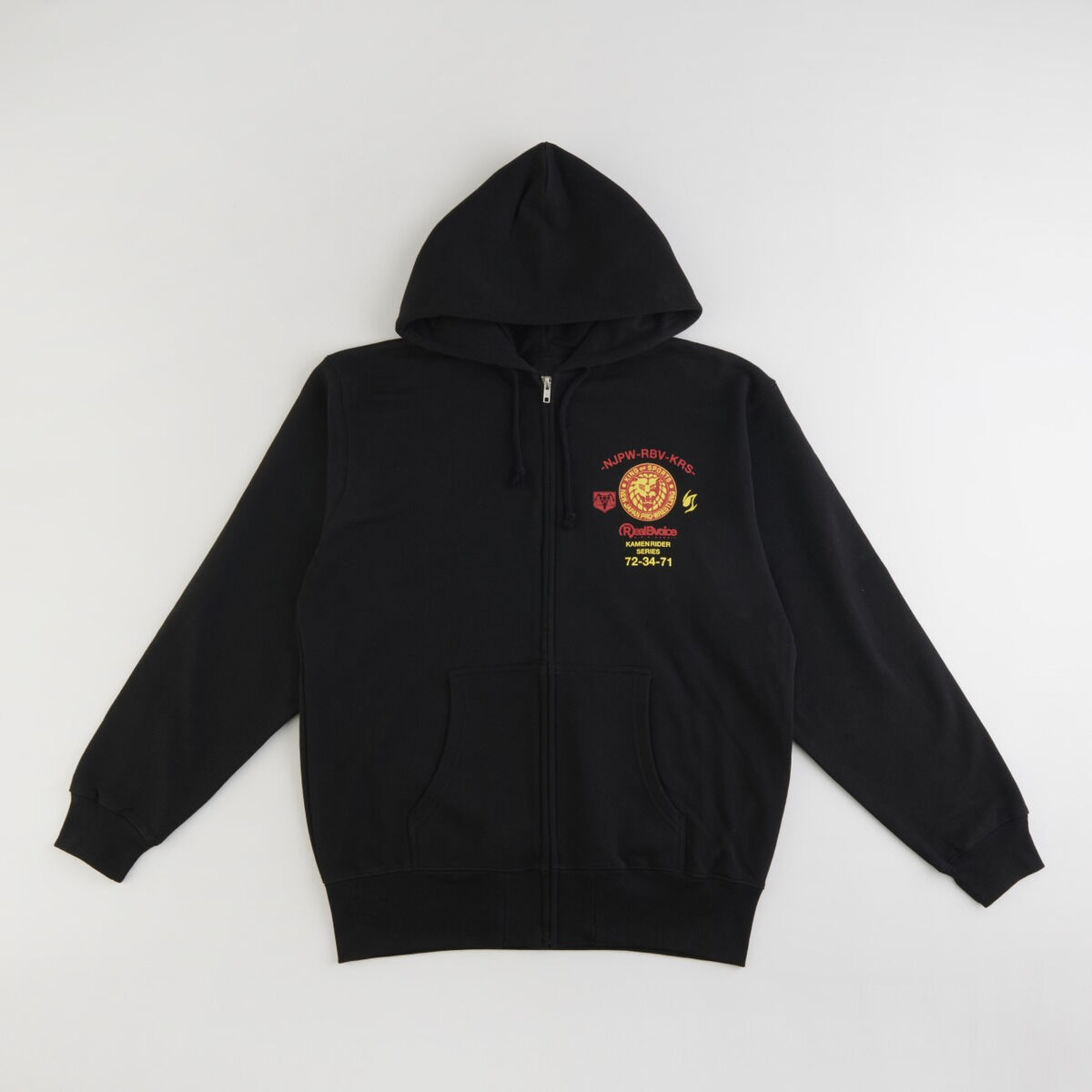 仮面ライダーシリーズ×新日本プロレス×RealBVoice ジップアップ