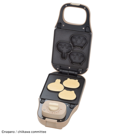 人気「ちいかわ」からホットサンドメーカーが登場！プレート交換でミニ