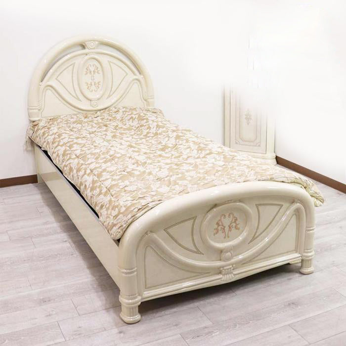 サルタレッリ フローレンス ベッドフレーム シングル アイボリー