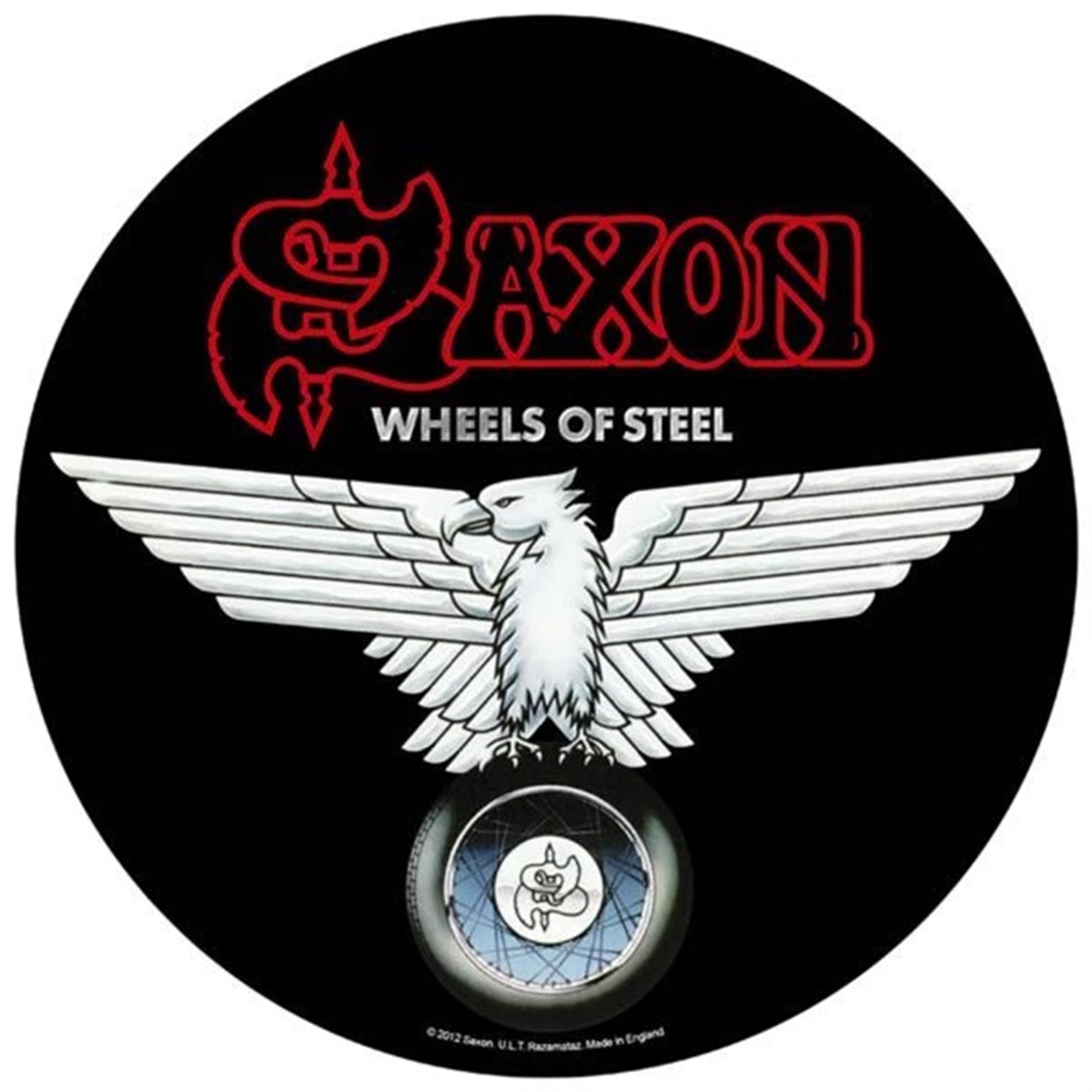 Saxon Wheels Of Steel Backpatch Novelties | Loudtrax