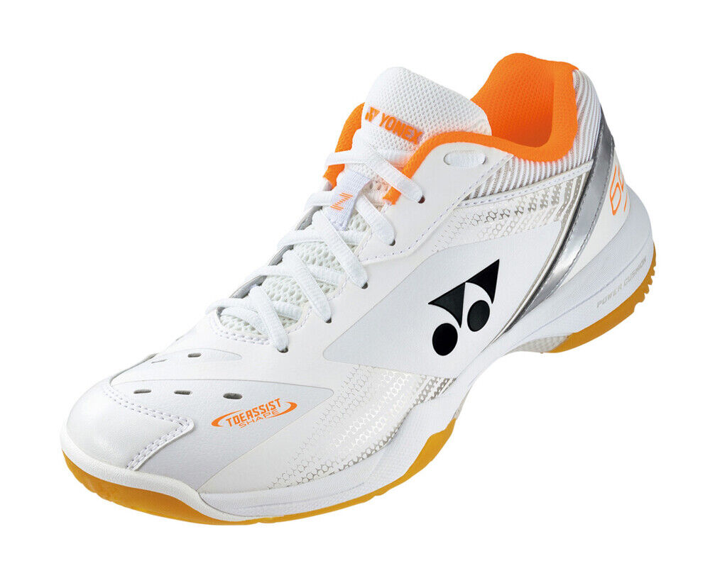 2023 Yonex Power Cushion 65 X3 Shoes (White/Orange
