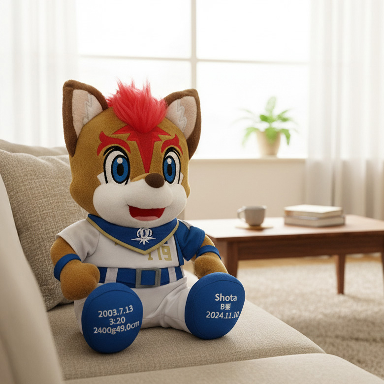 日本ハムファイターズ マスコット】ウェイトドール：セミオーダー