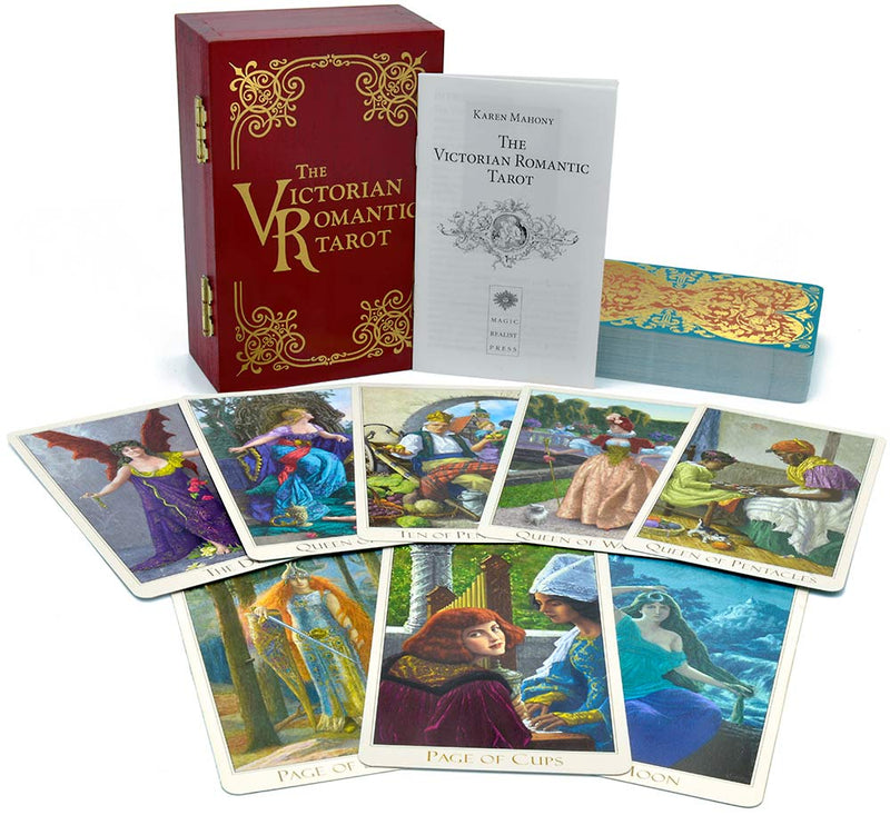 The Victorian Romantic Tarot fourth edition with cold-stamping