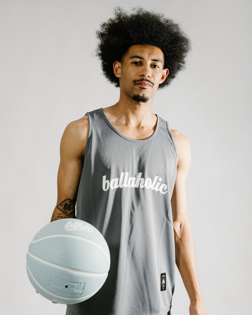 Logo Tank Top (charcoal gray/white) – ballaholicオンラインショップ