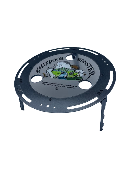 キャンプサイトをおしゃれに！「モンスターメタルちゃぶ台(MC-001