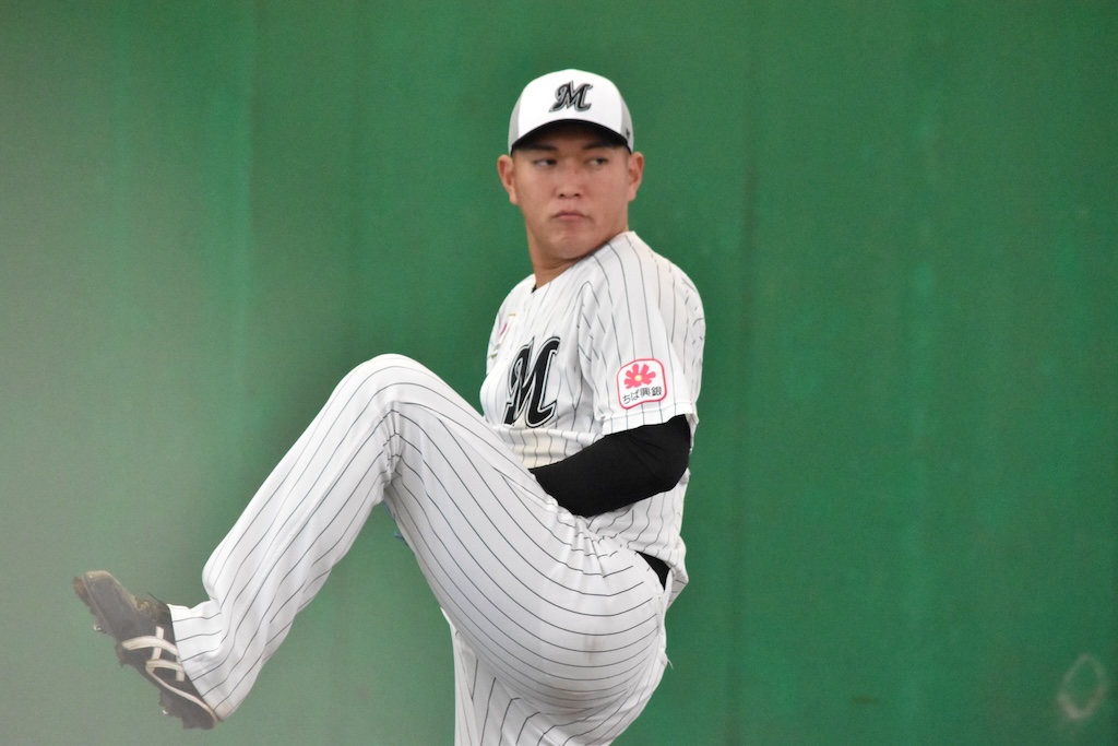 ロッテ・廣畑敦也「70点で良い」、「リリースの部分で点ではなく線で