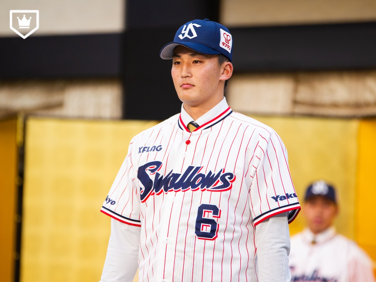 ヤクルトが新入団選手発表会を開催 高津監督「自信を持って指名した10