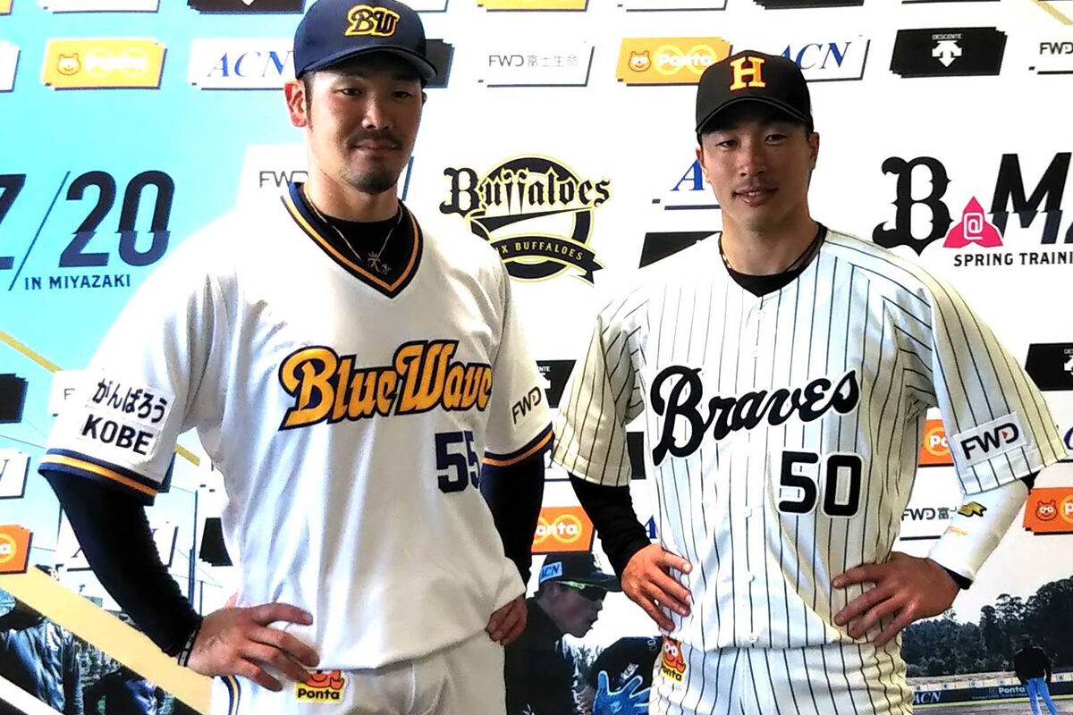 オリックスが今季着用する復刻ユニフォームを披露！T－岡田「勝つ