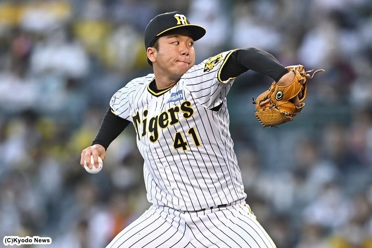 タイガース 村上頌樹 直筆サイン2023オールスター NPB 統一球、本年度3