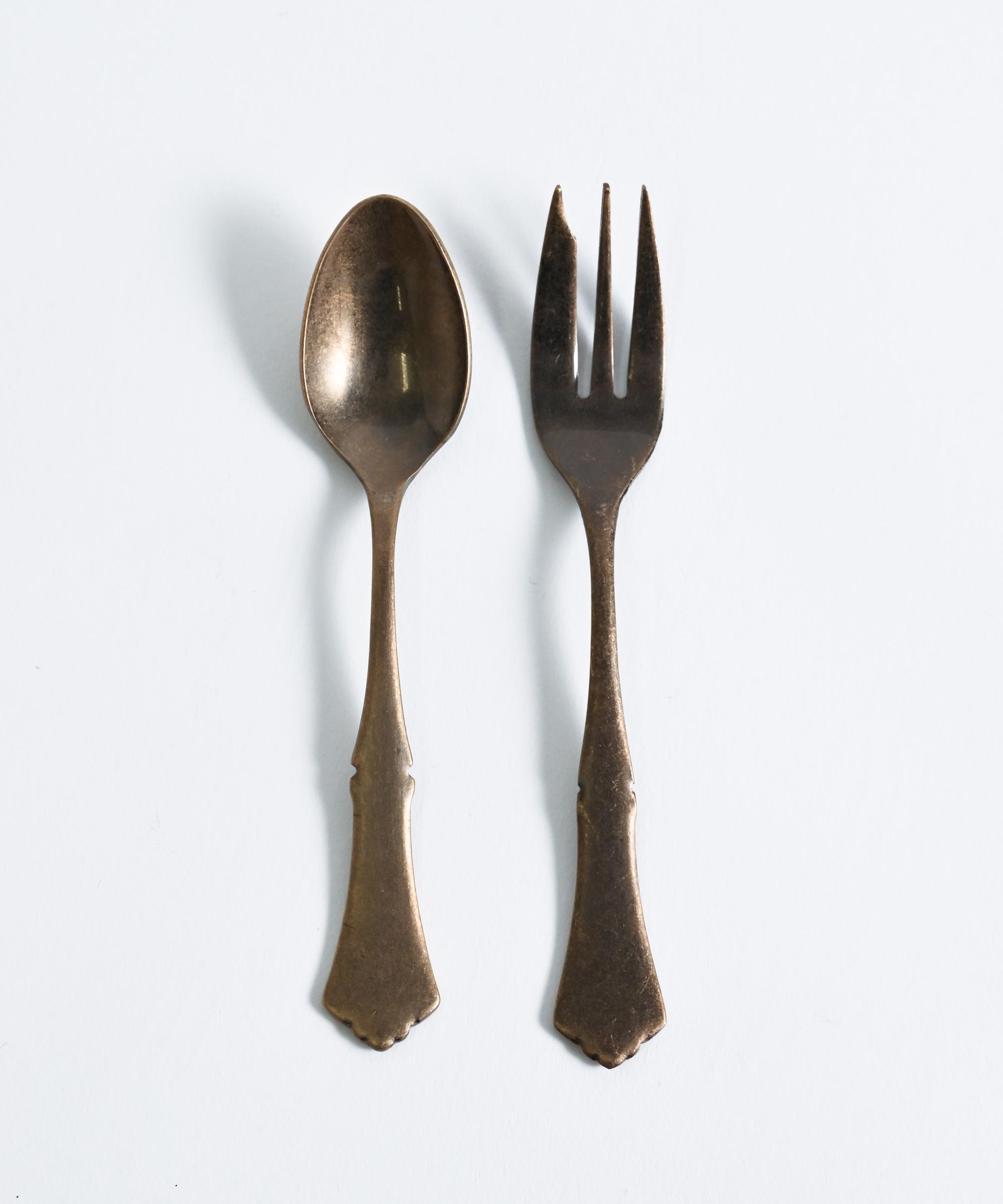 高桑金属】クラシカル アンティークゴールド (ティースプーン/ケーキ