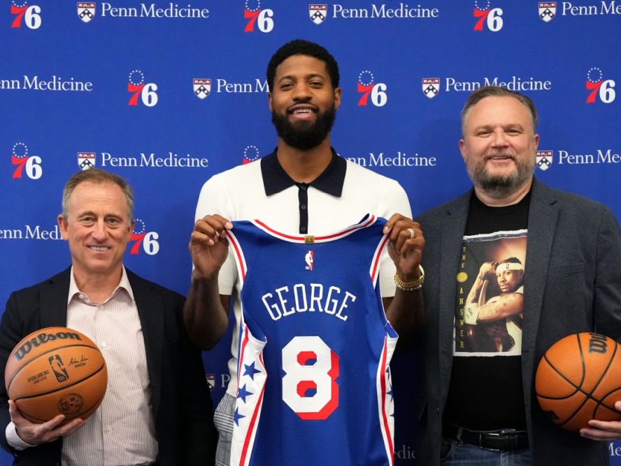 NBA】セブンティシクサーズに加わったポール・ジョージが会見