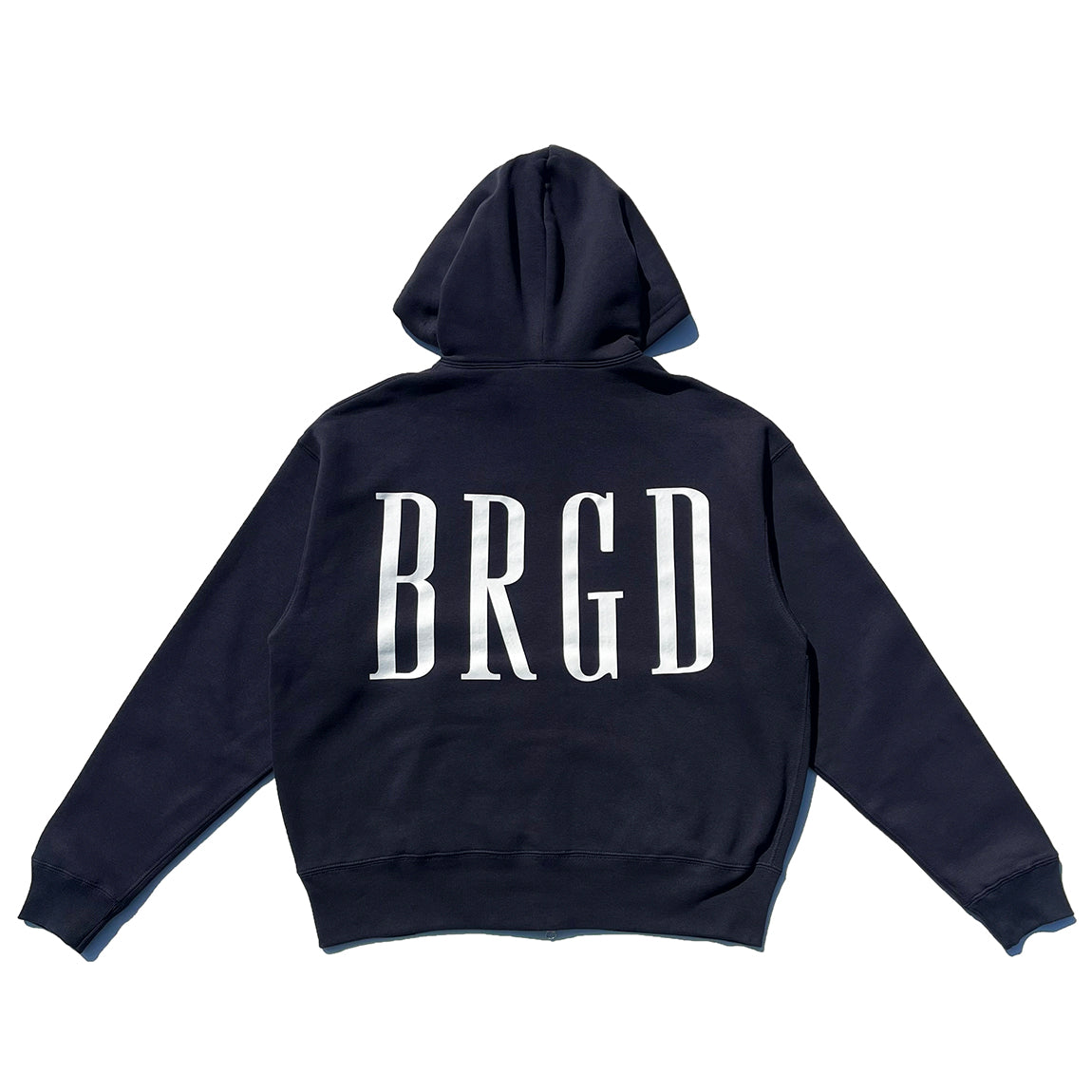 BRGD ZIP HOODIE - NAVY