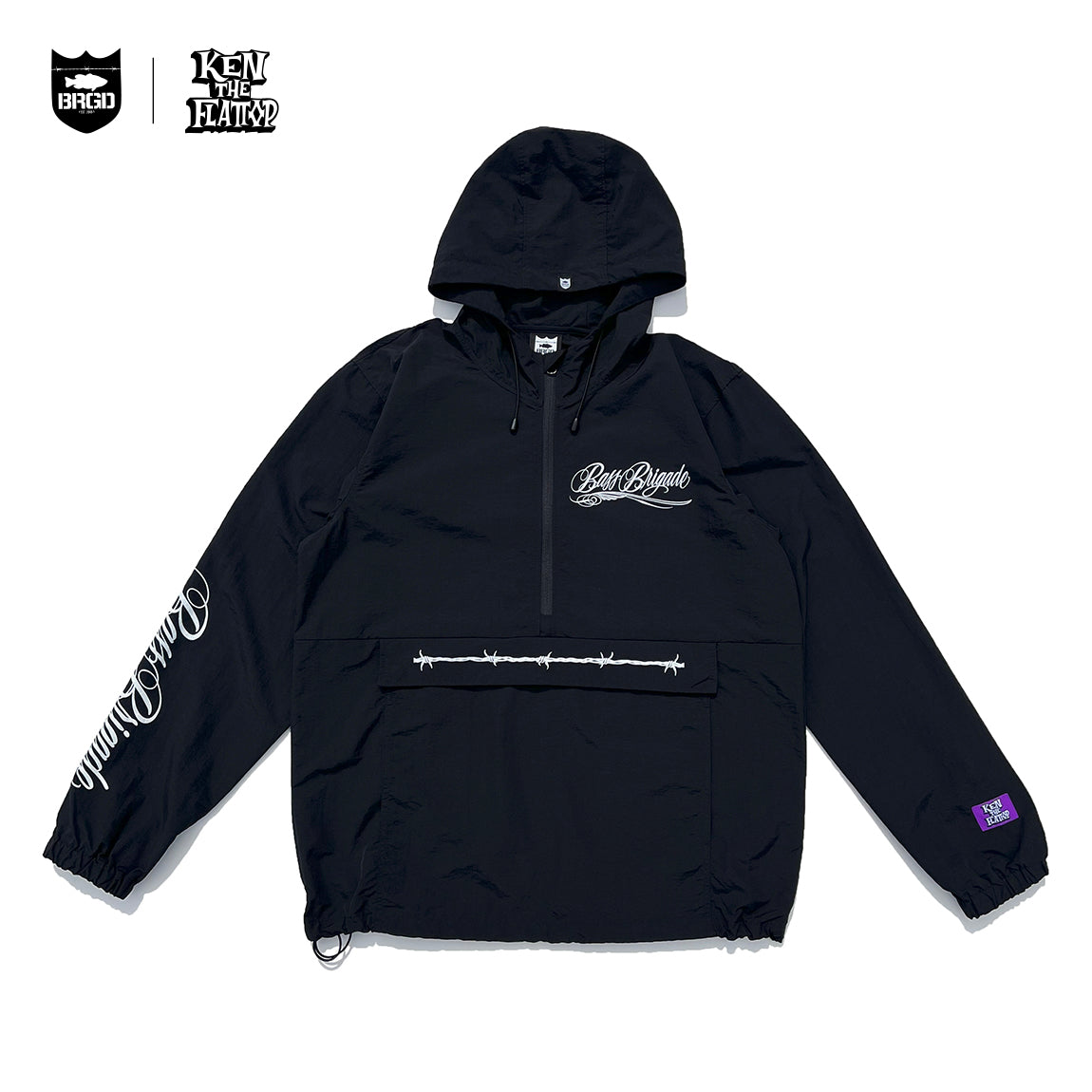 KTF × BASS BRIGADE ANORAK JACKET - BLACK