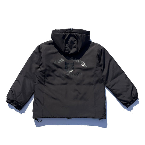 BRGD BL PADDED JACKET - BLACK/BLACK