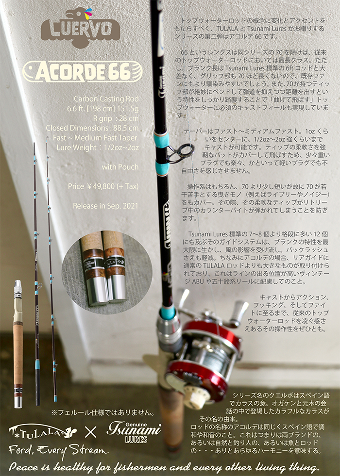 フェニックス タルテガ60L ライトプラグ トップウォーターロッド