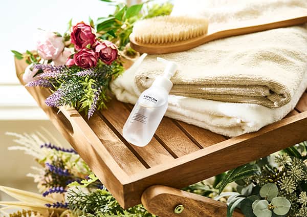 お風呂あがりはオイルで拭く!BATHCOM（バスコム）誕生