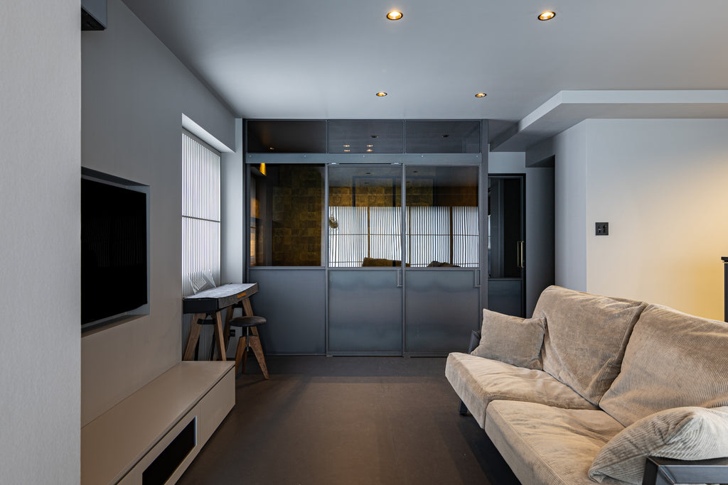 w-151 アイアンスライドドア / アイアン引き戸 / 鉄扉 / 2連引き戸