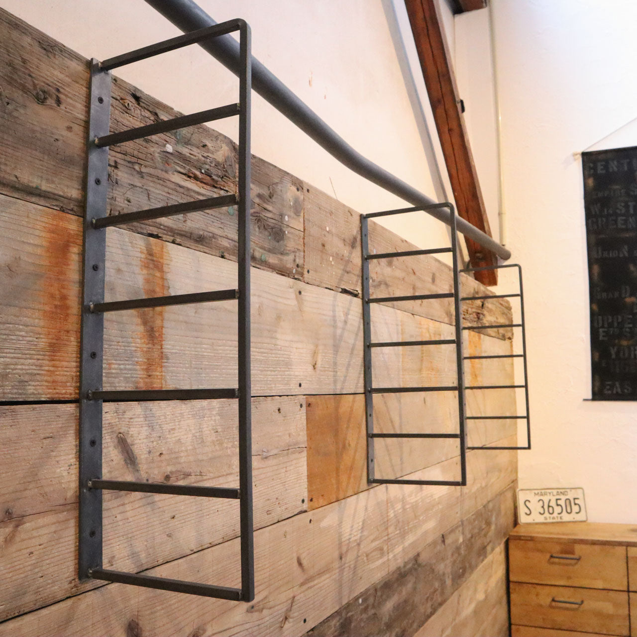 アイアンウォールシェルフ(ES90) | オーダーメイドのアイアン家具を