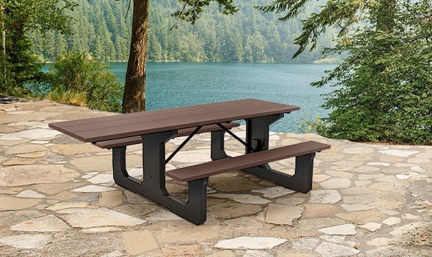 Goliath Commercial Wheelchair Accessible Picnic Table PT-110