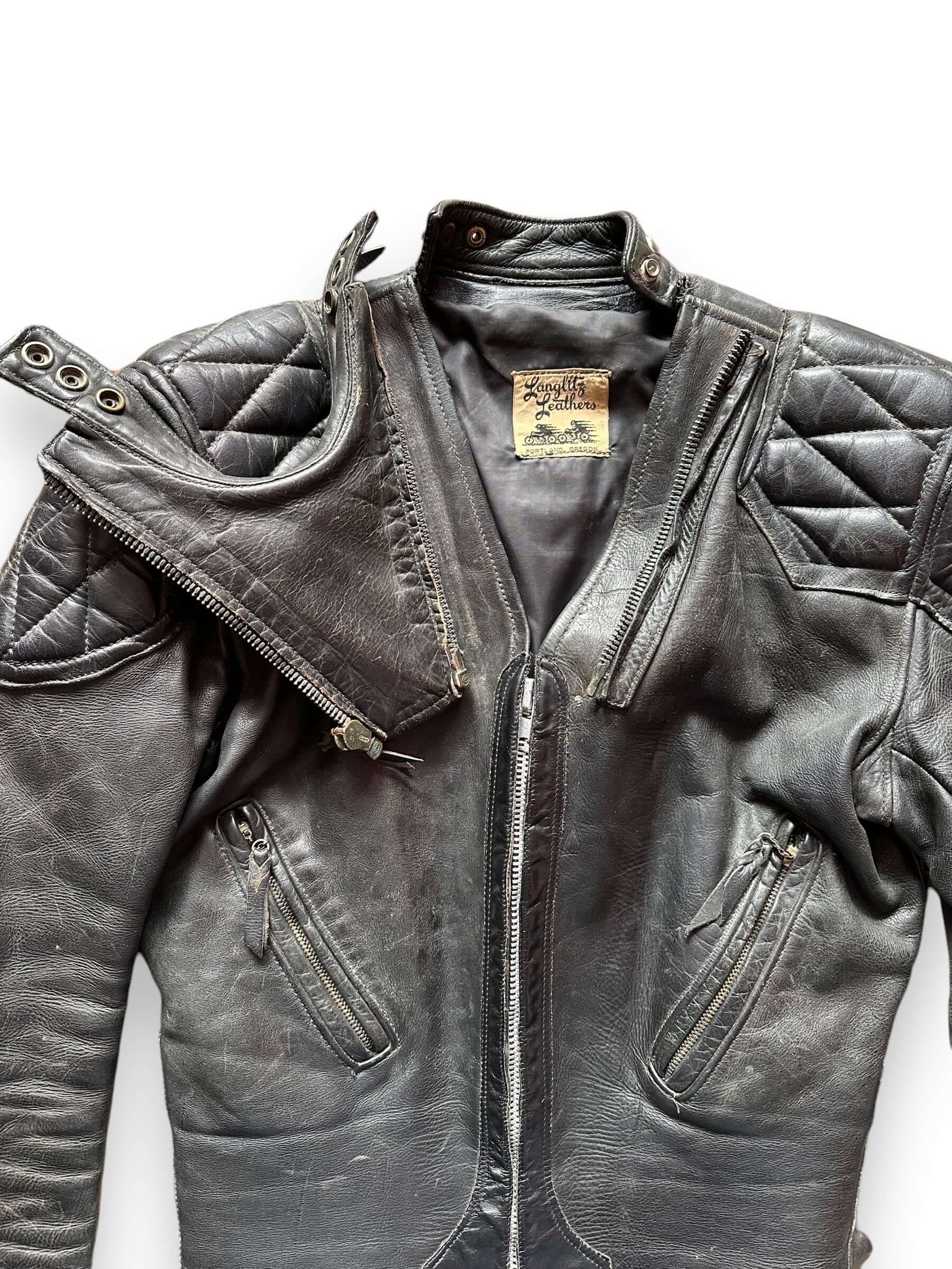 Vintage Langlitz Leather Jacket SZ M | Vintage Langlitz Leather